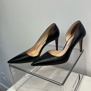 Prada Black Pointed-Toe Stiletto Pumps